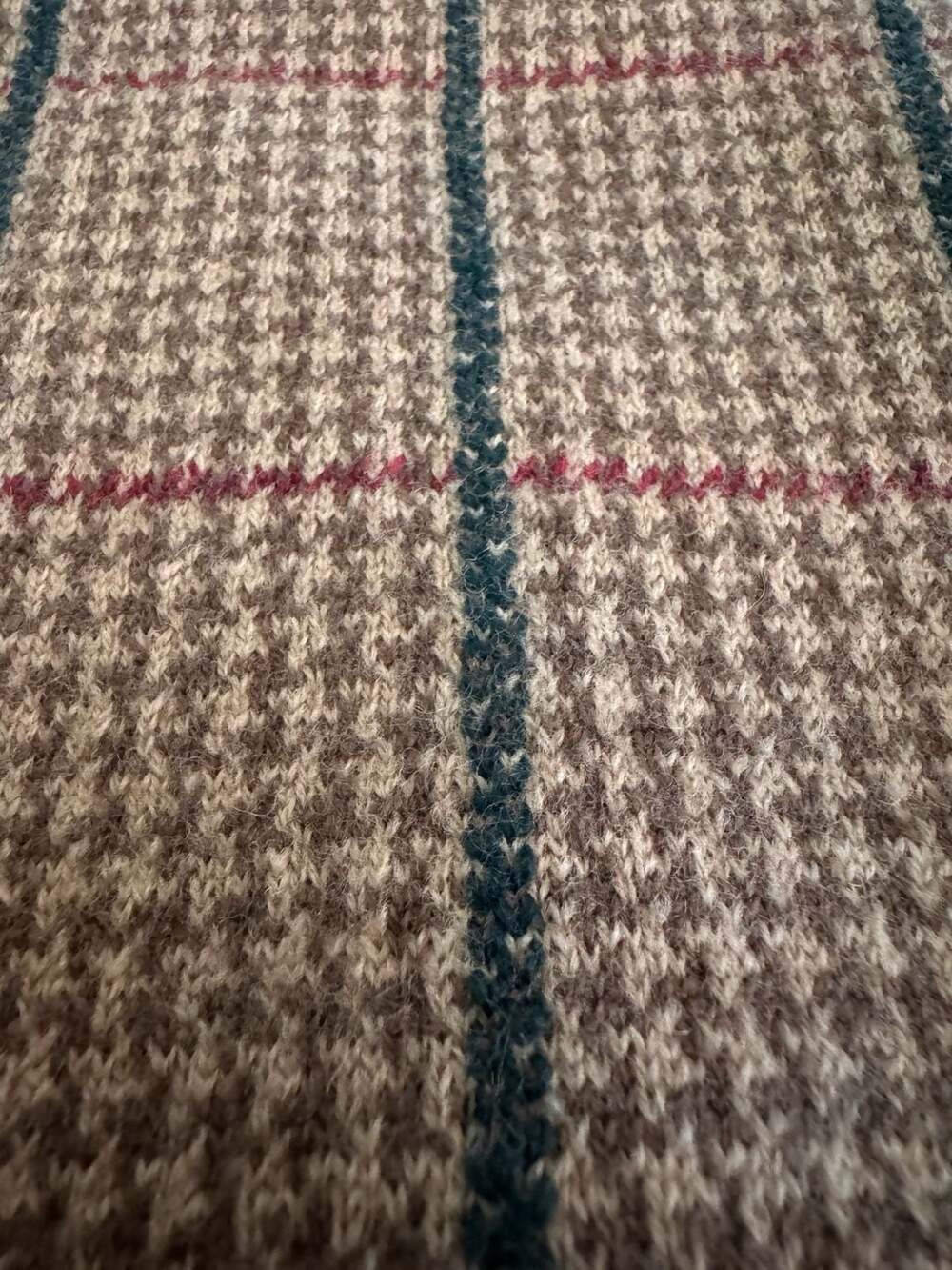 Polo by Ralph Lauren Sweater Vest Size M Brown Plaid Lambswool - Picture 7 of 7